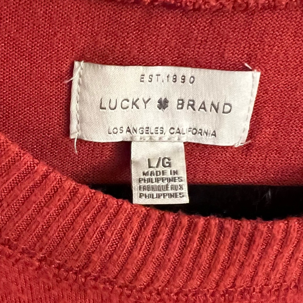 Lucky Brand Cozy Crewneck Lightweight Sweater - Picture 8 of 11